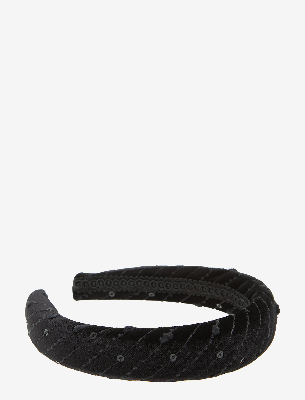 PIPOL'S BAZAAR - Kiara Diadema Velvet Black B - black - 0
