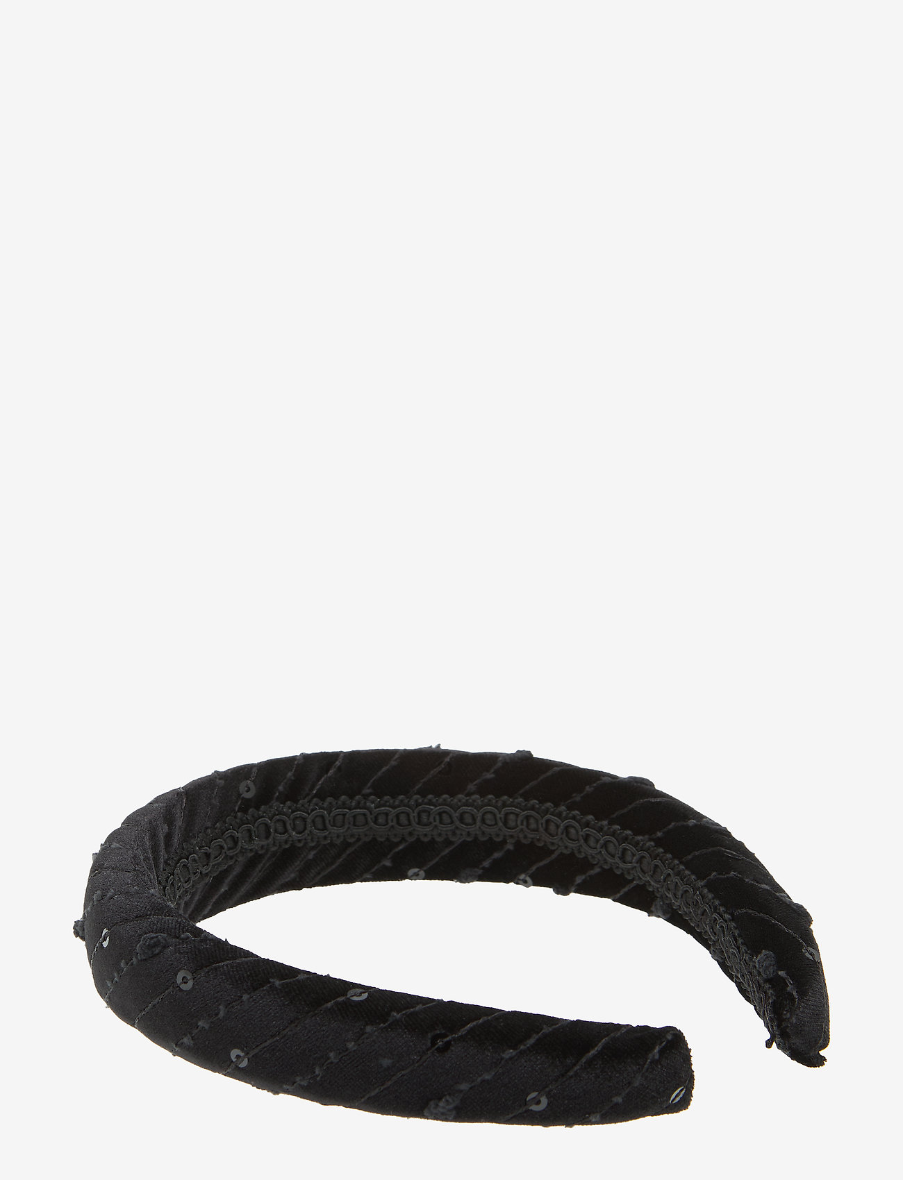 PIPOL'S BAZAAR - Kiara Diadema Velvet Black B - black - 1