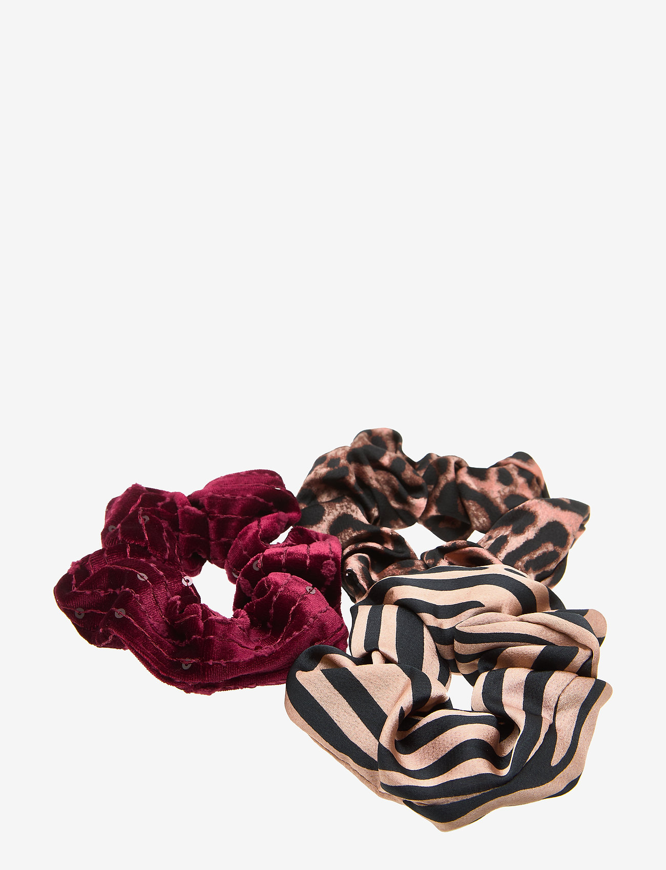 PIPOL'S BAZAAR - Laine Scrunchy Set Pink B - pink - 0