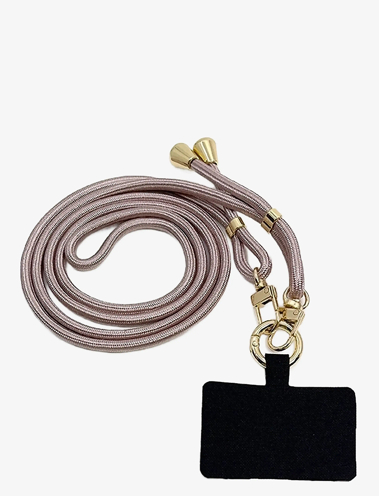 Pipol's Bazaar - Mobile Base Necklace Pale Pink Gold - phone holders & charms - pink - 0
