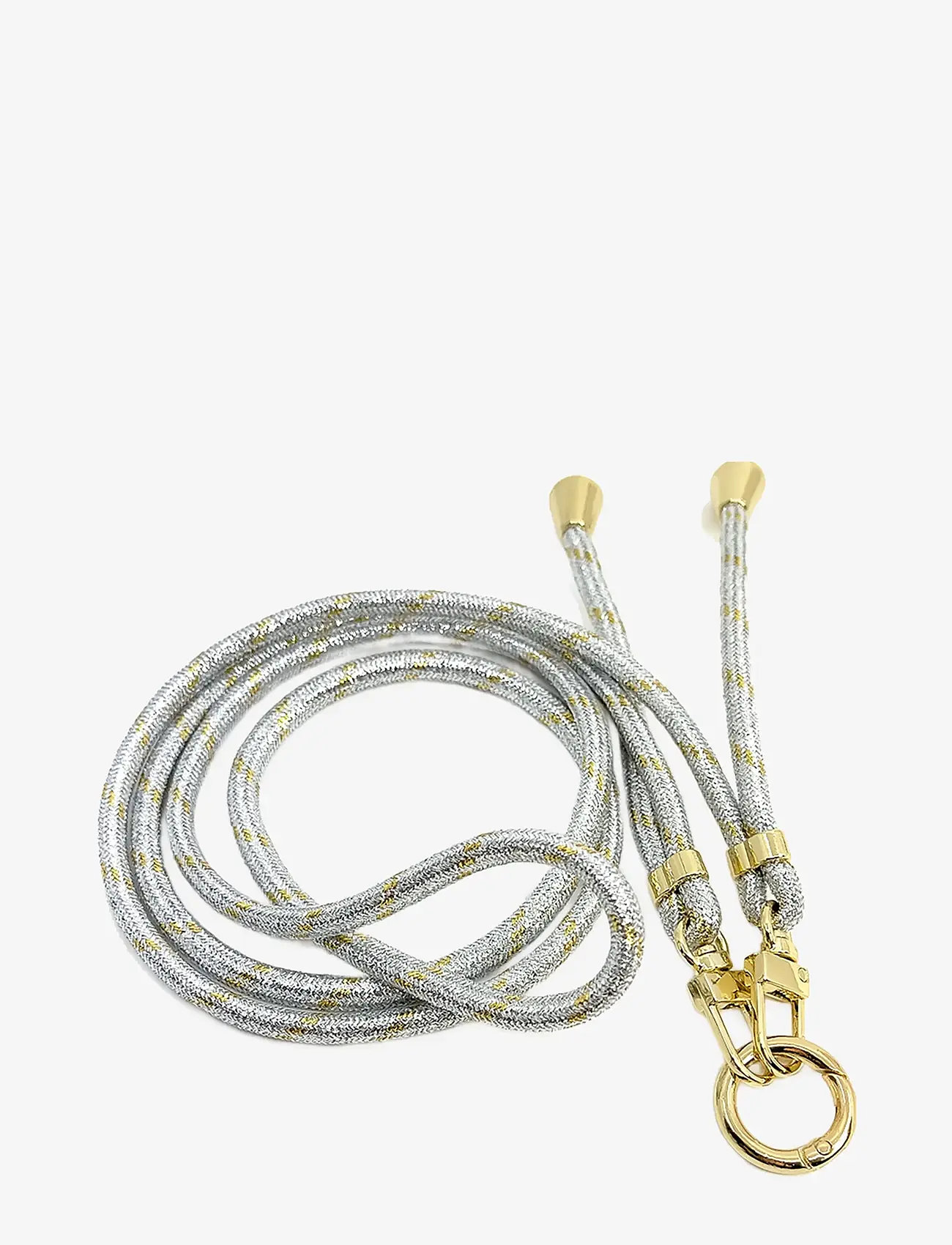 Pipol's Bazaar - Mobile Base Necklace Silver Gold - símahaldarar & símaskraut - silver - 1