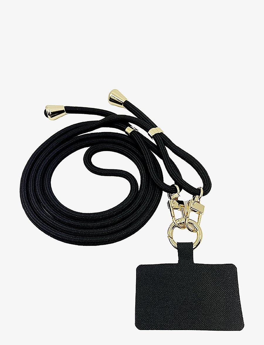 Pipol's Bazaar - Mobile Base Necklace Black Gold - handyhalter - black - 1