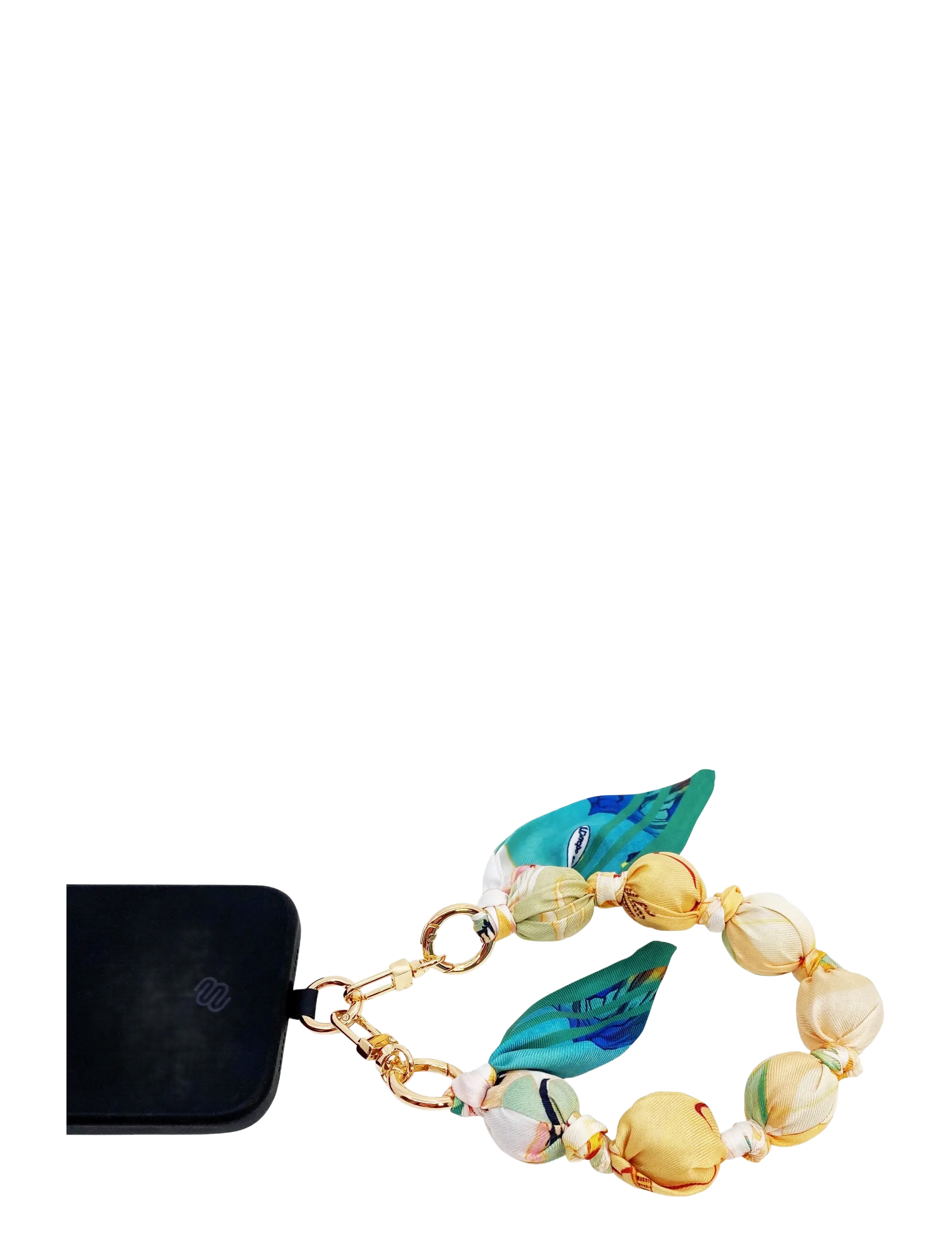 Pipol's Bazaar Pom Wristlet Yellowy - Handyhalter - YELLOW / yellow