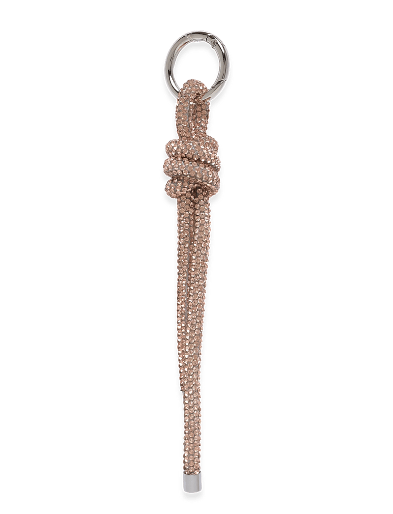 Pipol's Bazaar - Gala Sparkle Charm Holder Champagne Rose - nyckelringar & bag charms - beige - 0