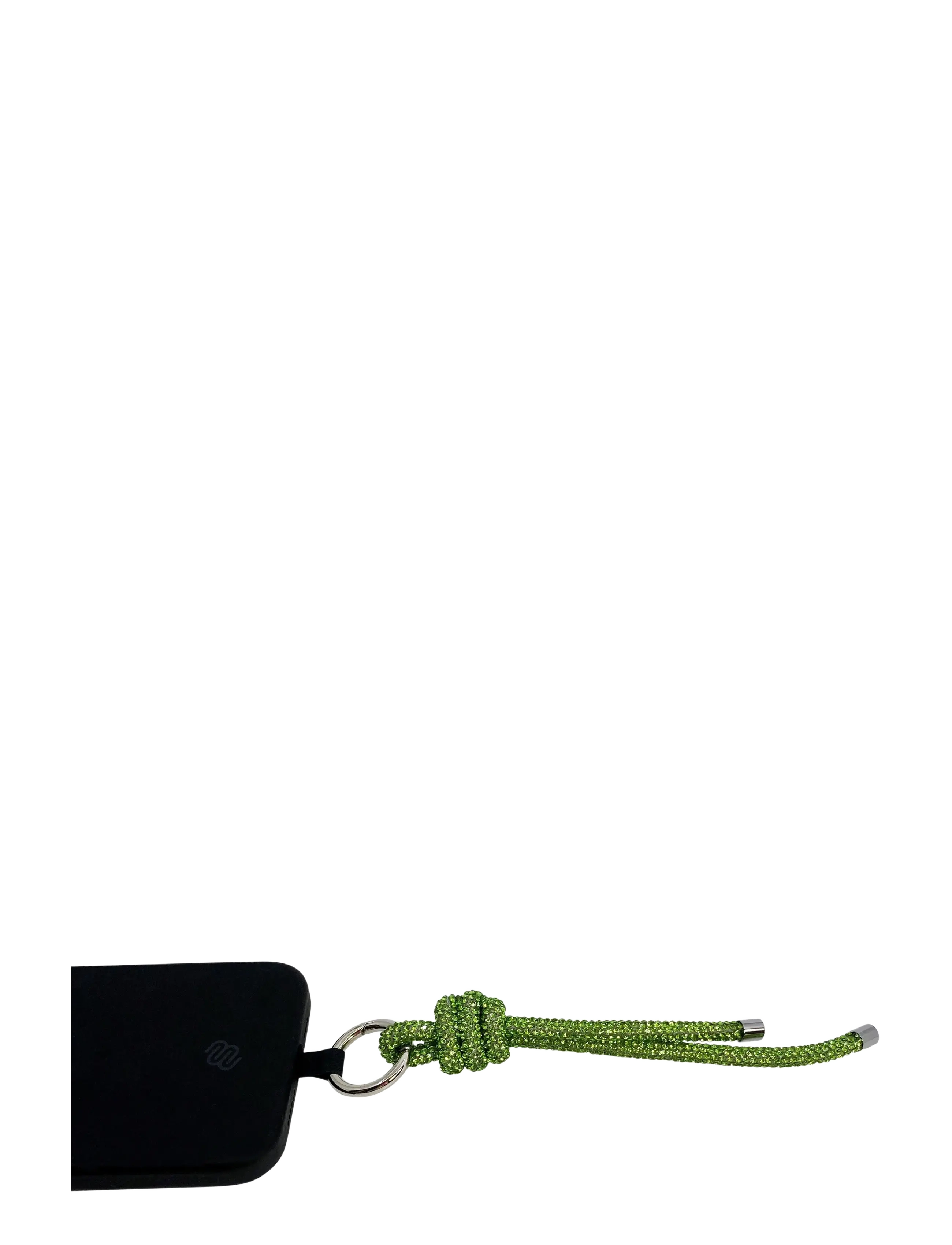 Pipol's Bazaar Gala Sparkle Charm Holder Green, One Size, Mobile Accessories-covers, Grün - Phone Holders & Charms, Frauen