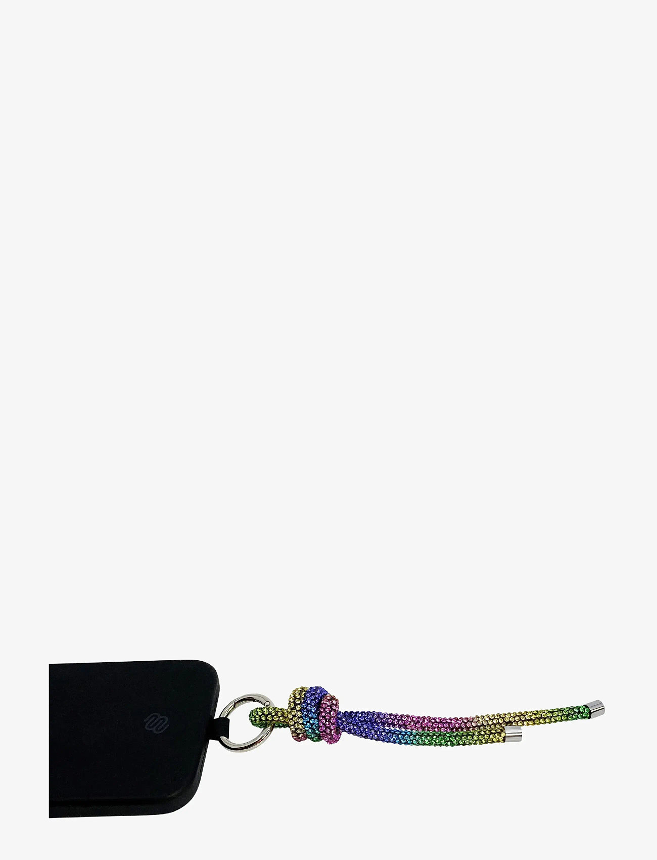 Pipol's Bazaar - Gala Sparkle Charm Holder Rainbow - nøgleringe & bag charms - multi - 0