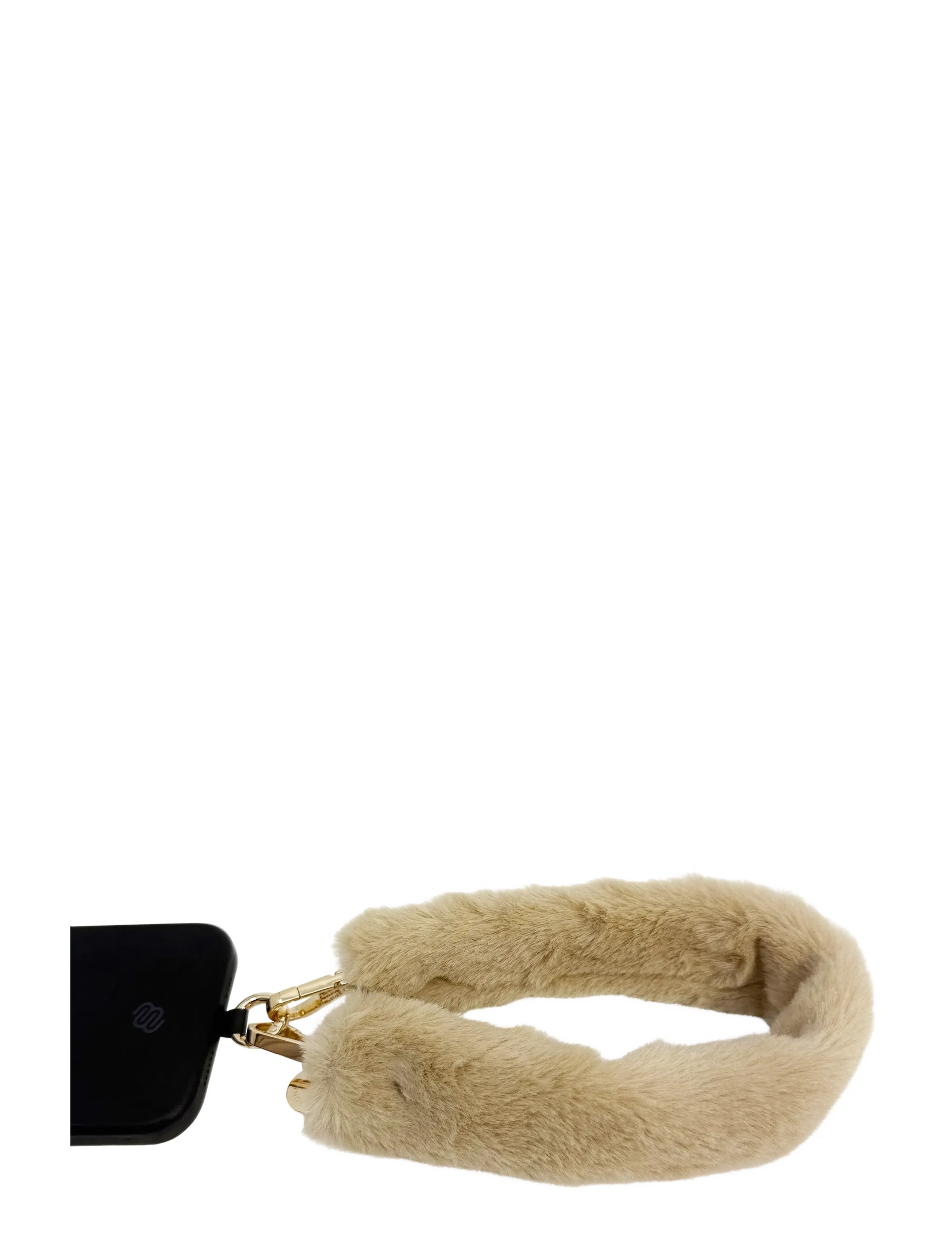 Pipol's Bazaar Fluffy Faux Fur Handle 40 cm Beige - Accessories - BEIGE / beige