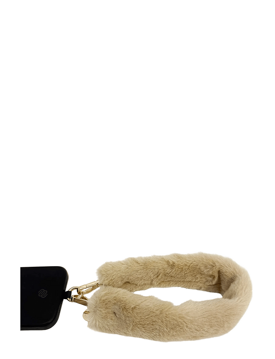 Pipol's Bazaar - Fluffy Faux Fur Handle 40 cm Beige - beige - 0