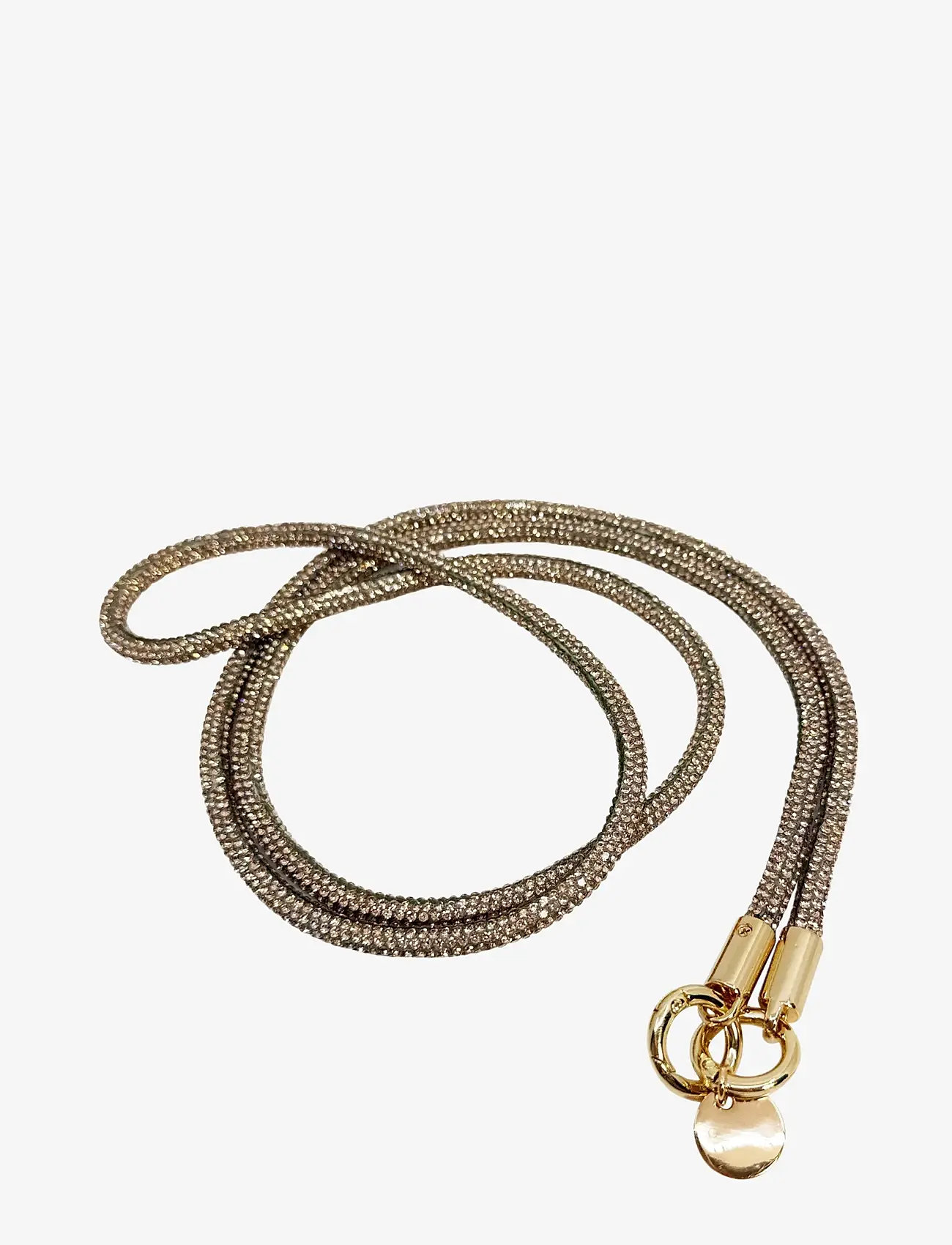 Pipol's Bazaar - Gala Sparkle Phone Strap 130 Silver - mobilholdere & phone charms - gold - 1