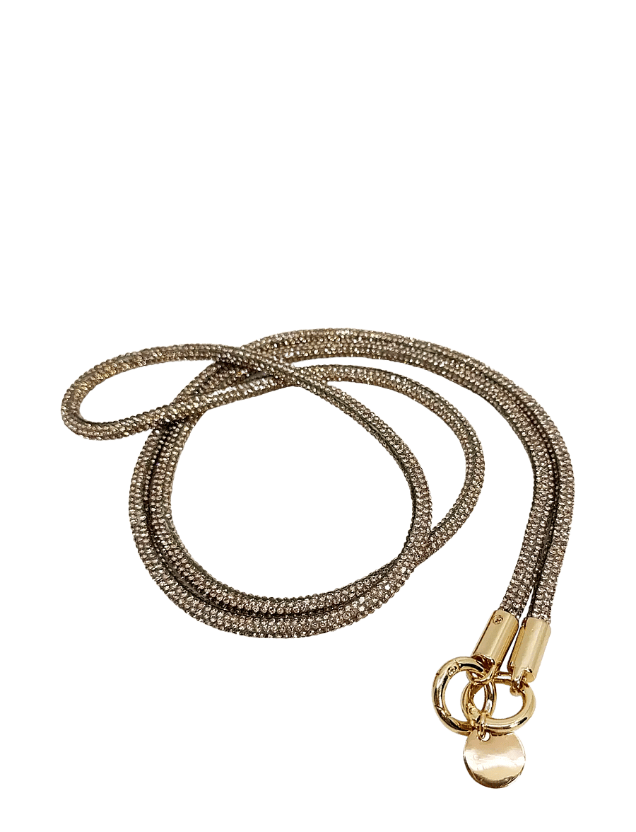 Pipol's Bazaar - Gala Sparkle Phone Strap 130 Silver - puhelinpidikkeet - gold - 1