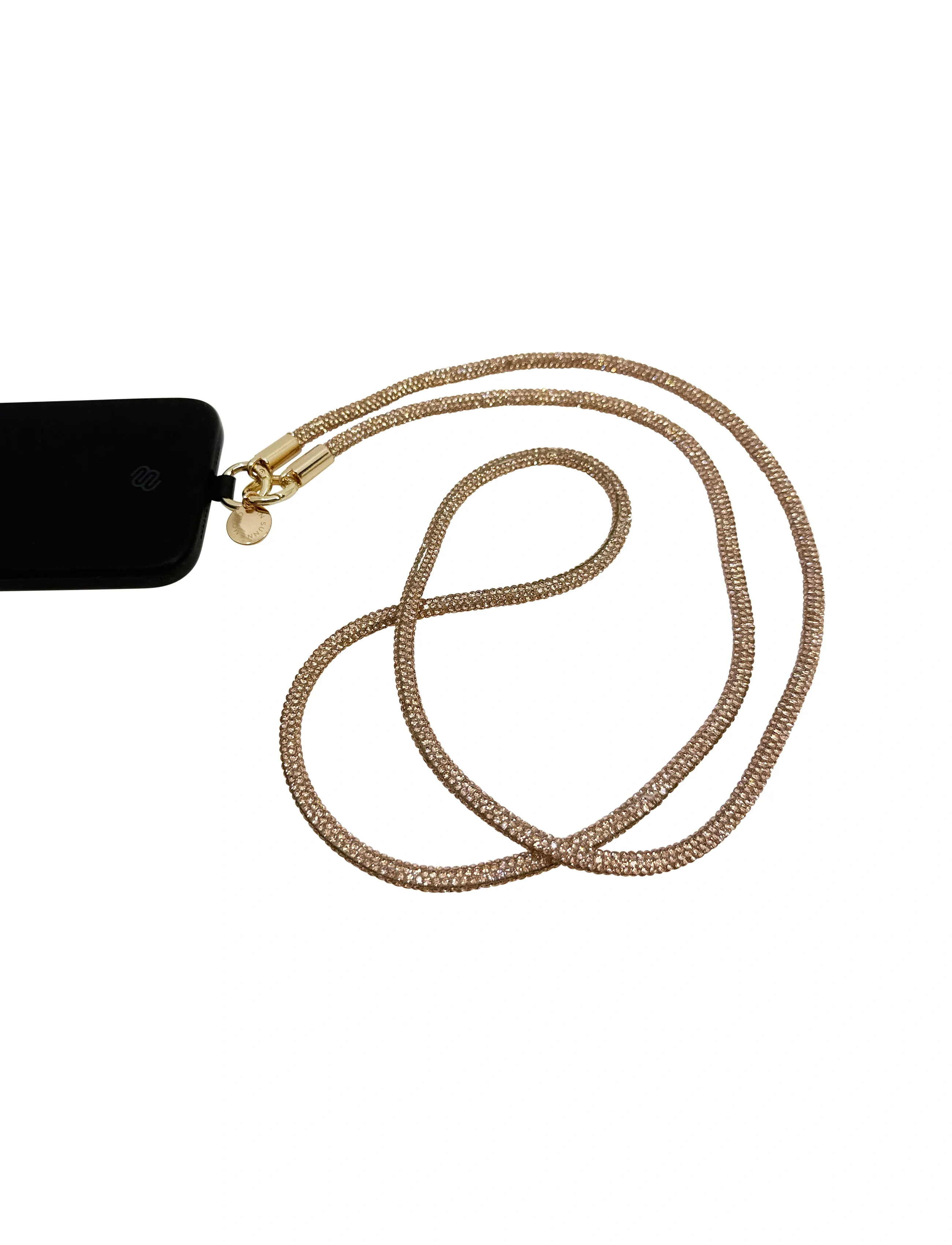Pipol's Bazaar Gala Sparkle Phone Strap 130 Silver, Kvinder, Glimmer Telefonrem, Guld, Str: ONE SIZE