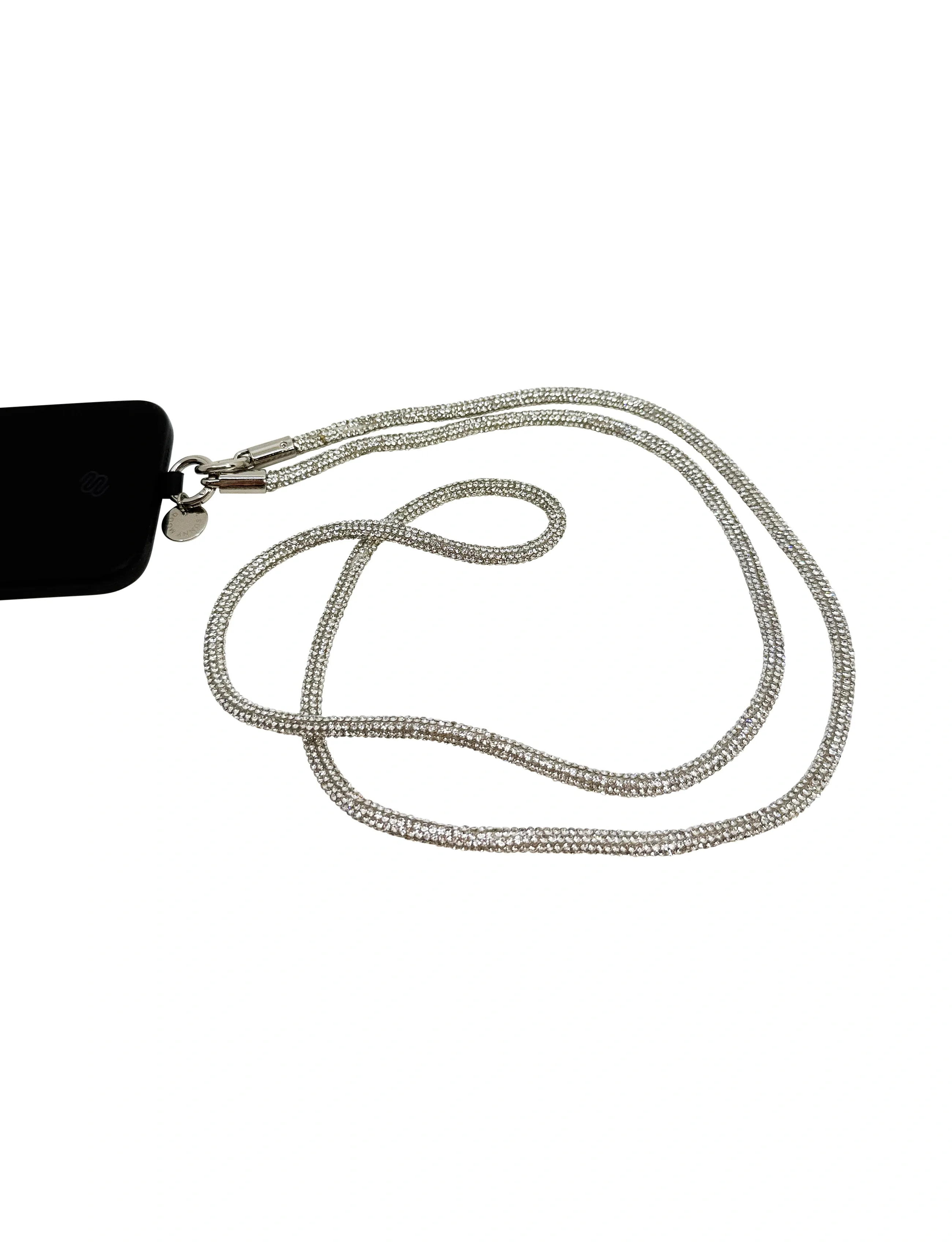 Pipol's Bazaar Gala Sparkle Phone Strap 130 Silver, One Size, Mobile Accessories-covers, Silber - Holders & Charms, Frauen