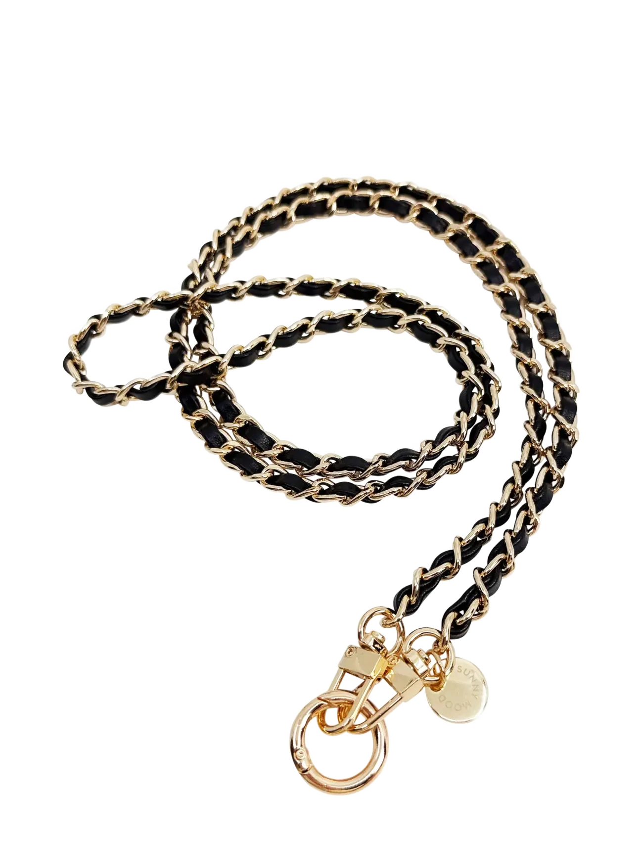 Pipol's Bazaar Dolores Chain Strap Black Gold - Pipols - BLACK / black