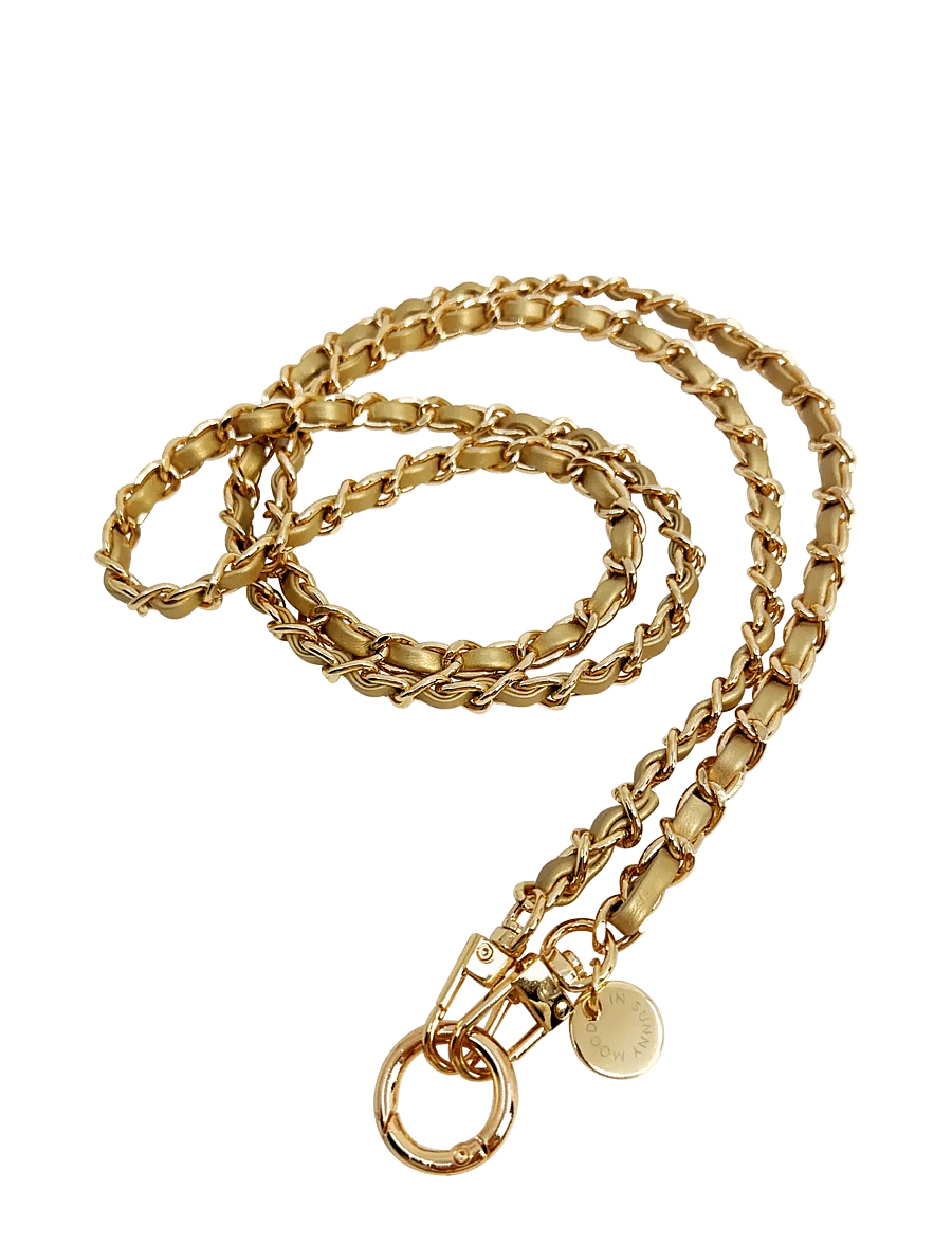 Pipol's Bazaar - Dolores Chain Strap Gold Gold - telefonide hoidjad ja ripatsid - gold - 0