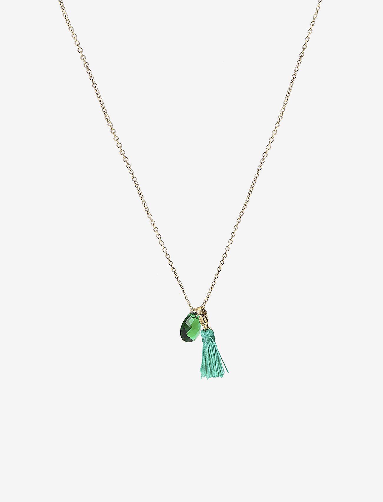 PIPOL'S BAZAAR - Winnie Necklace Goldygreen - green - 0