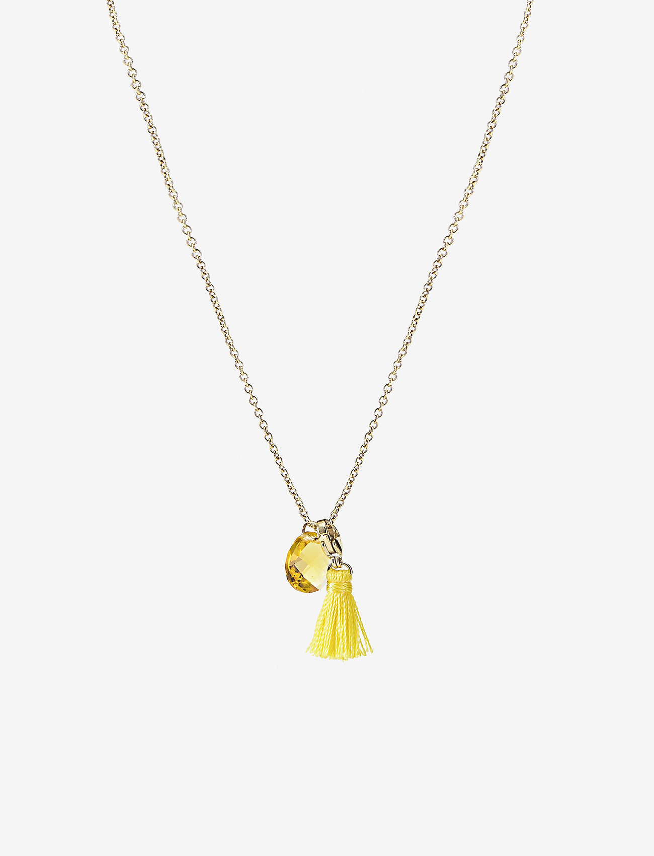 PIPOL'S BAZAAR - Winnie Necklace Goldysaffron - yellow - 0