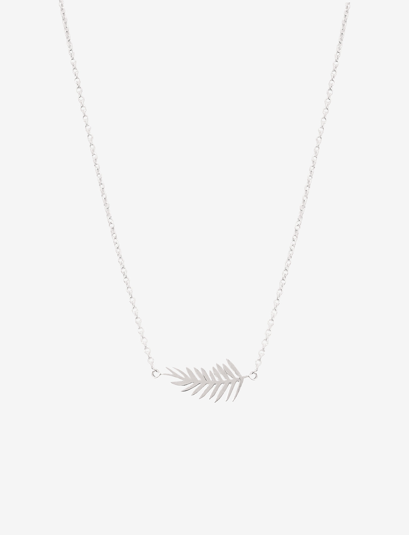 PIPOL'S BAZAAR - Colonia Palm Short Necklace - silver - 0
