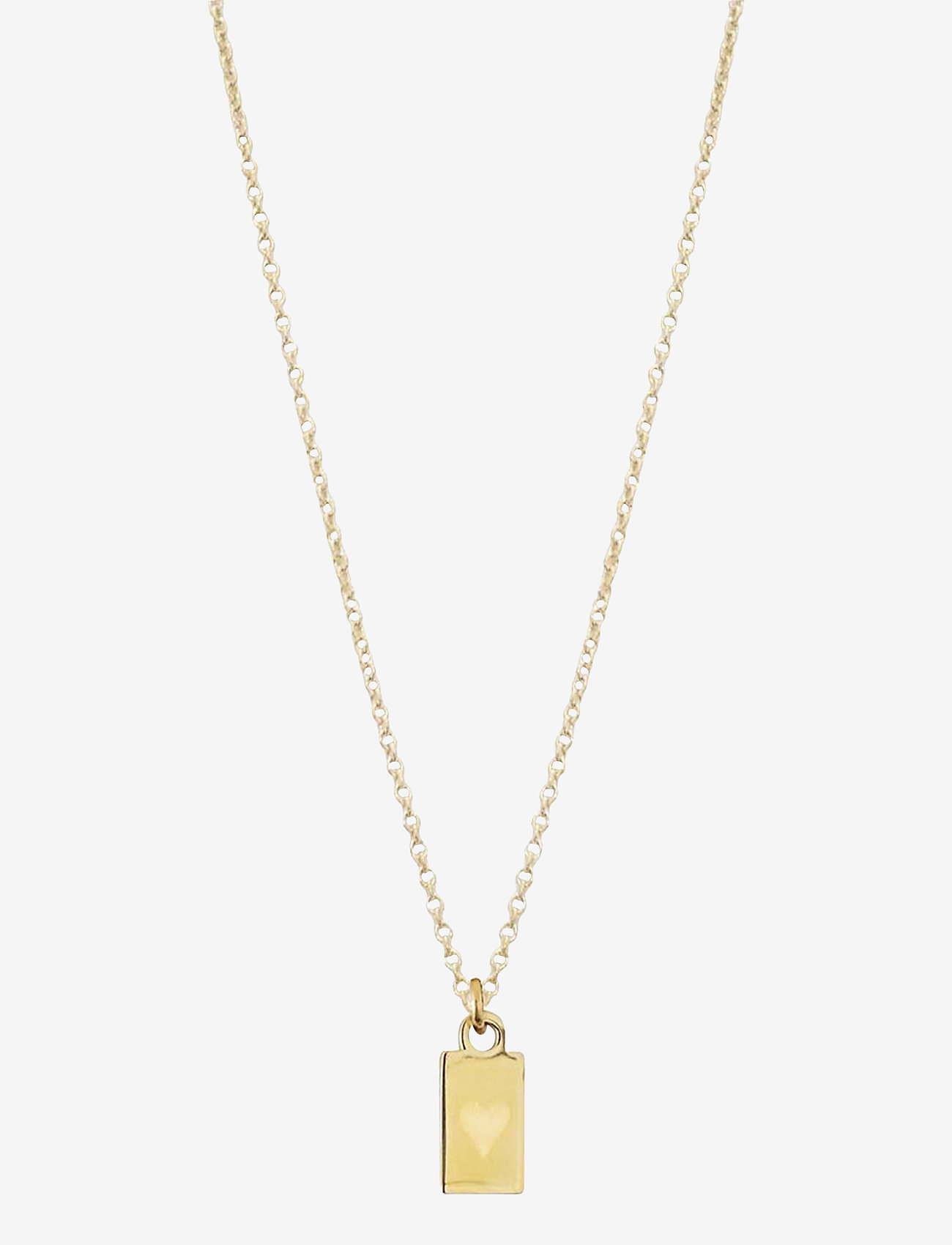 PIPOL'S BAZAAR - Love Tag Necklace Gold - gold - 0