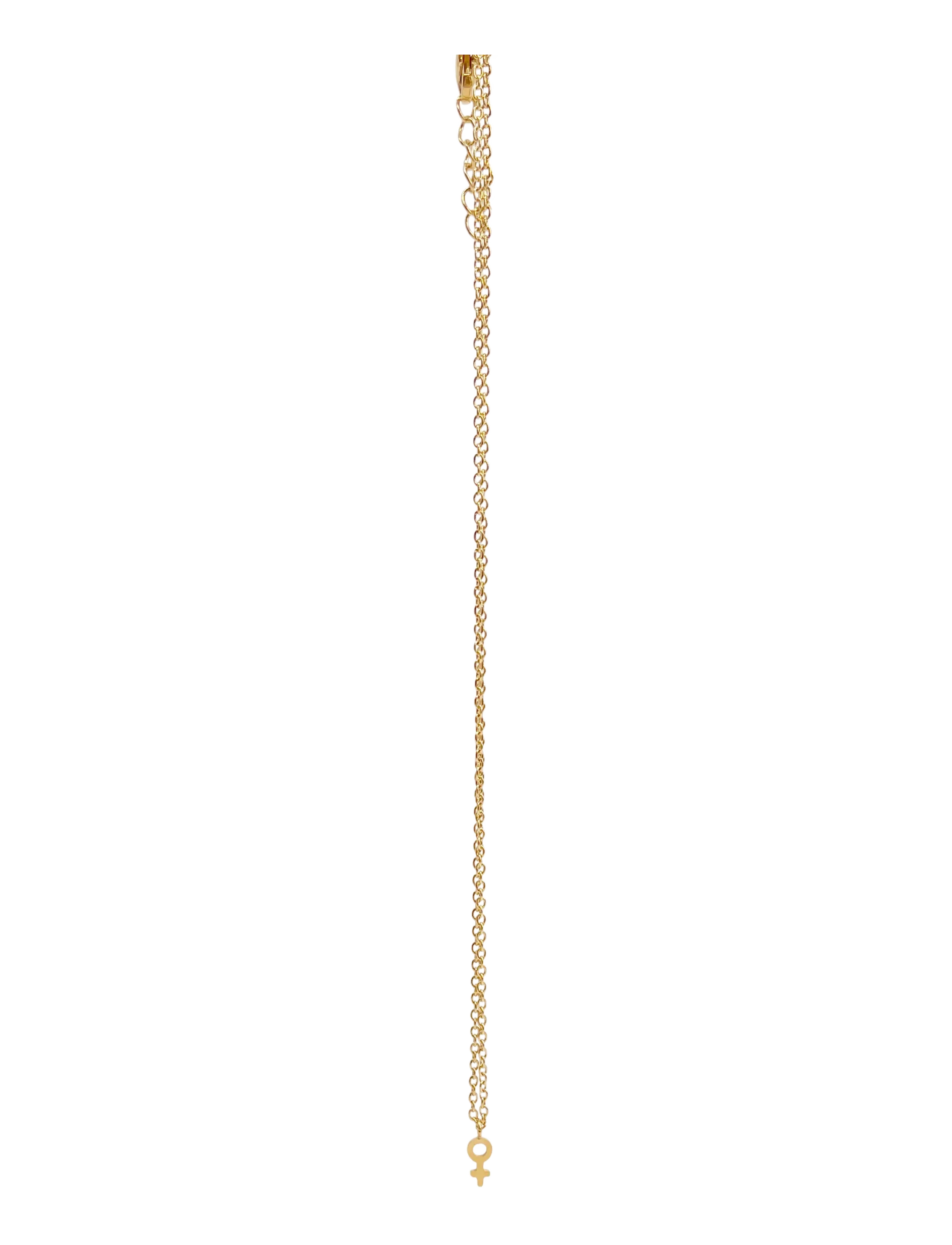 Pipol's Bazaar Femme Necklace Gold, One Size, Necklaces, Gold - Dainty Frauen