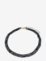 Pipol's Bazaar - Miranda Choker Necklace Black - naszyjniki łańcuszkowe - black - 0