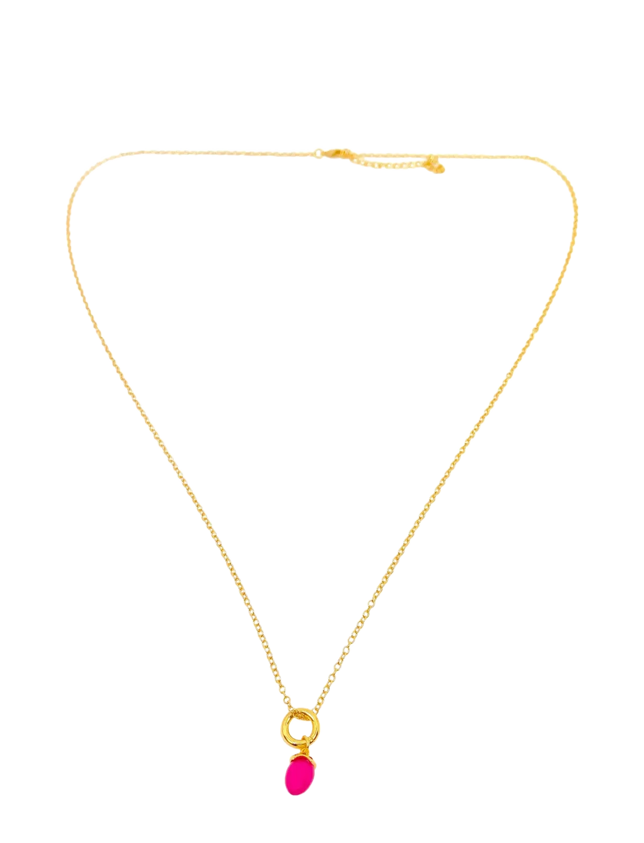 Pipol's Bazaar Joelle Necklace Fuschia - Accessories - PINK / pink/rose
