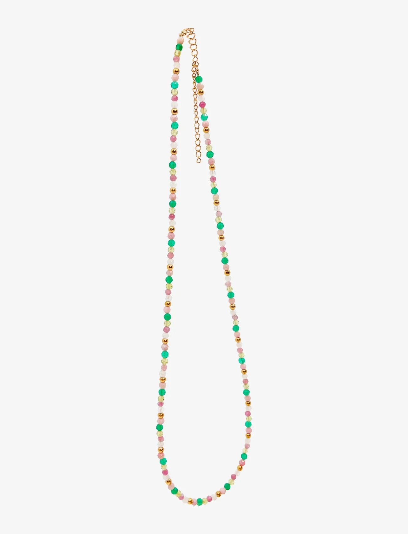 Pipol's Bazaar - Malia Steel Beaded Necklace - pärlhalsband - multi - 0