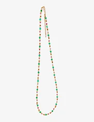 Pipol's Bazaar - Malia Steel Beaded Necklace - perlų vėriniai - multi - 0
