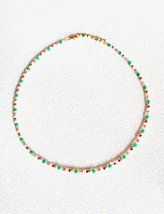 Pipol's Bazaar - Malia Steel Beaded Necklace - perlų vėriniai - multi - 1