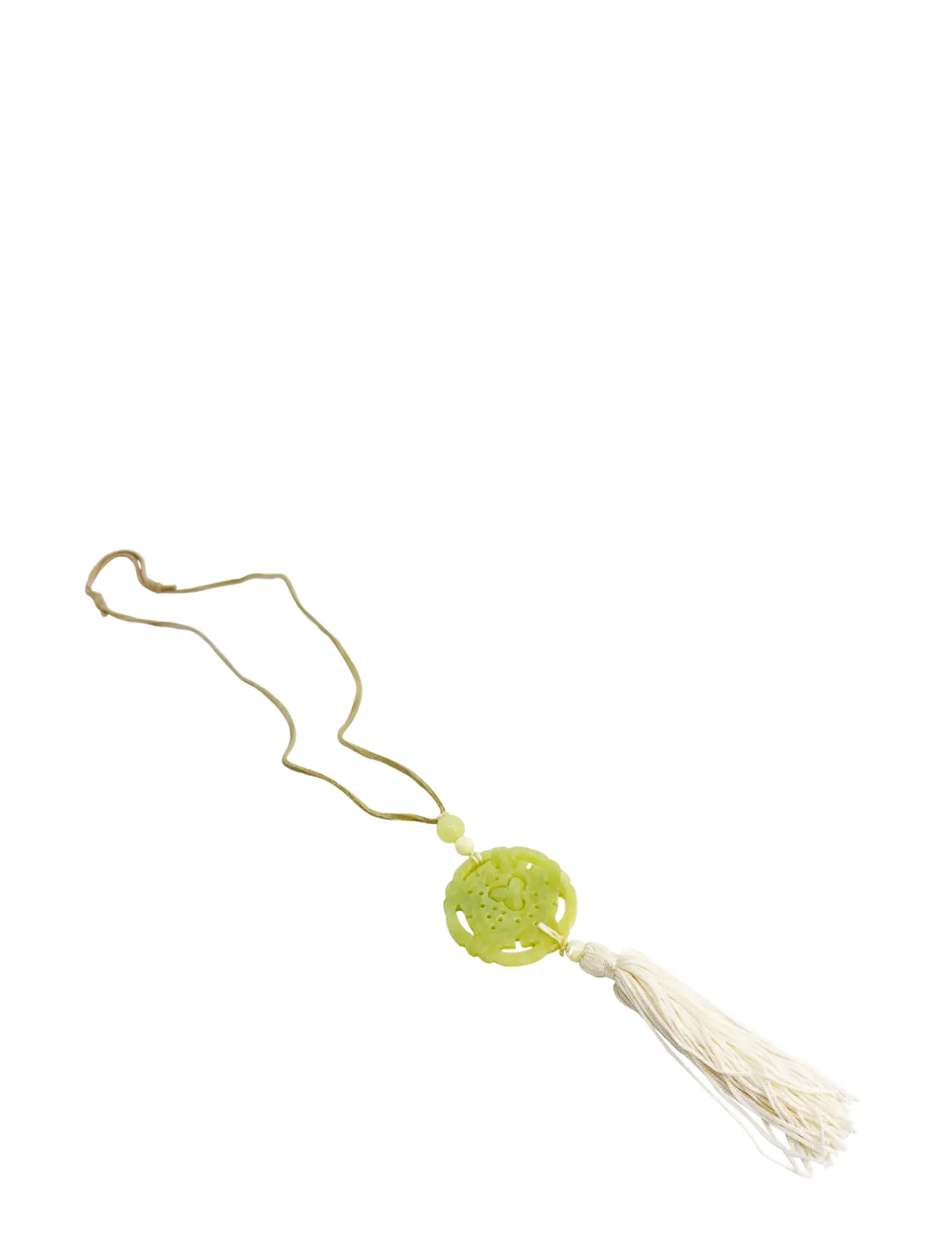 Pipol's Bazaar Jade Necklace Green - Kraed - GREEN / green