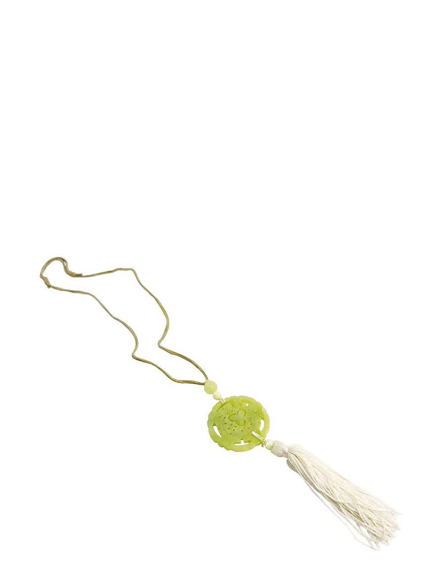 Pipol's Bazaar - Jade Necklace Green - statement-ketten - green - 0