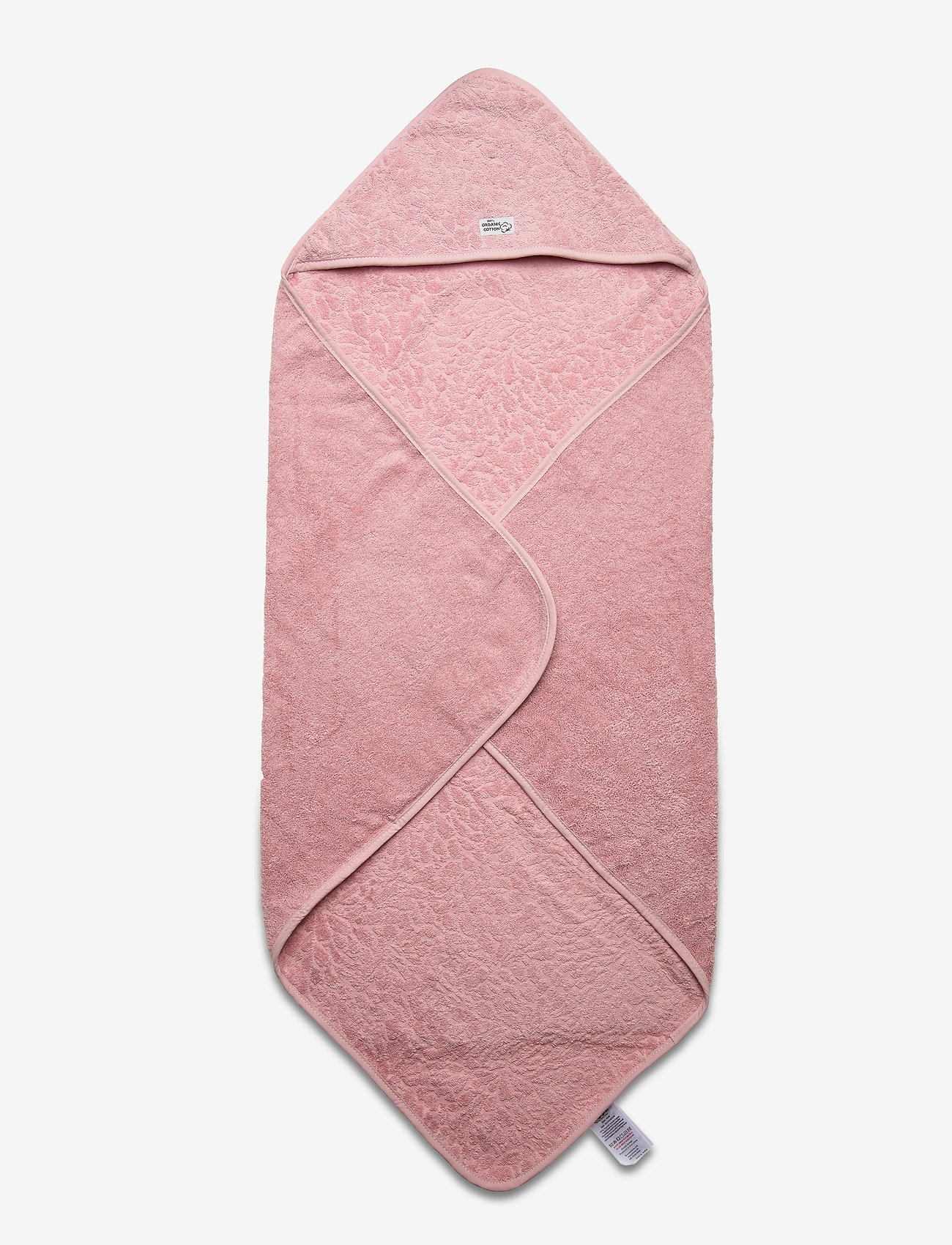Pippi - Organic hooded towel - håndklæ - pale mauve - 0