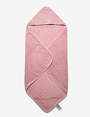 Organic hooded towel - PALE MAUVE