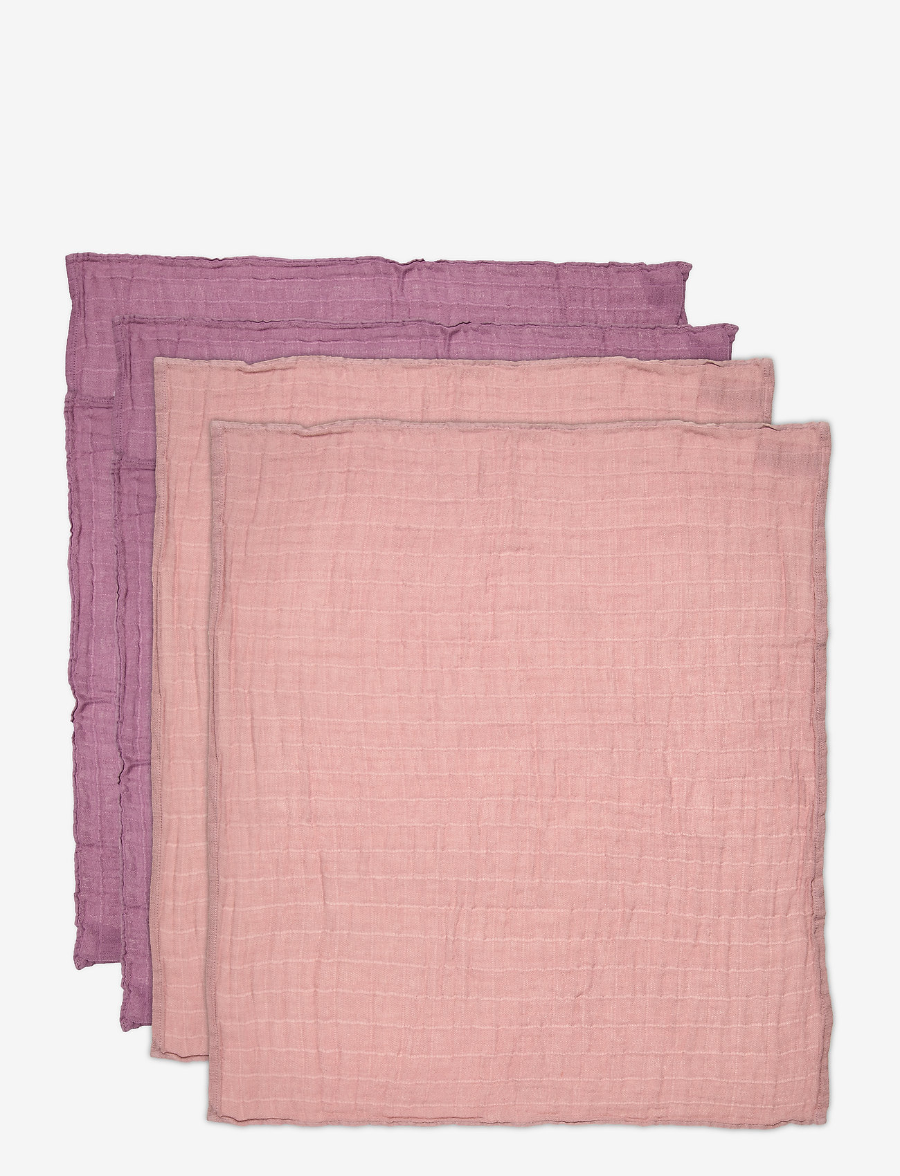 Pippi - Organic Cloth Muslin (4-pack) - cloths - pale mauve - 0