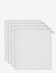 Pippi - Organic Cloth Muslin (4-pack) - waschlappen - white-101 - 0