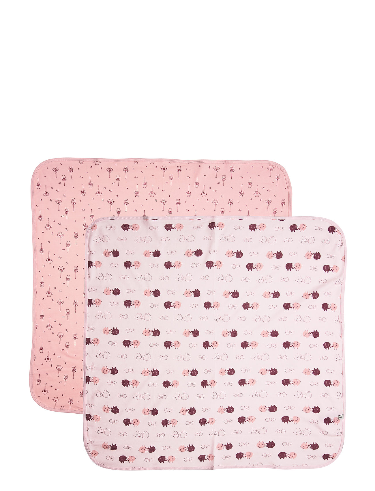 Pippi - Baby blanket -AOP (2-pack) - laagste prijzen - silver rosa - 1
