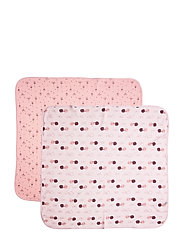 Pippi - Baby blanket -AOP (2-pack) - laveste priser - silver rosa - 1