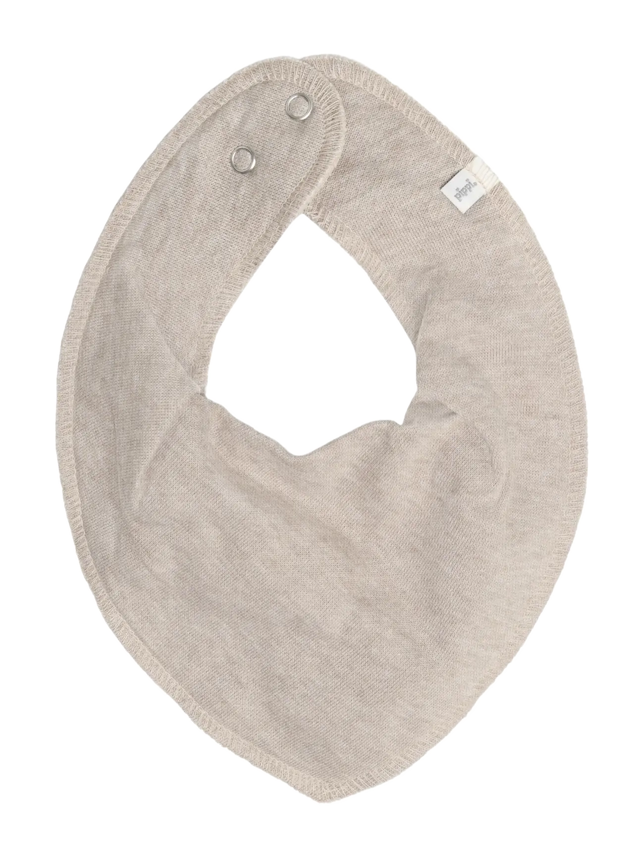 Pippi Bandana Bib - Absorbent - Pippi - LIGHT TAUPE / beige