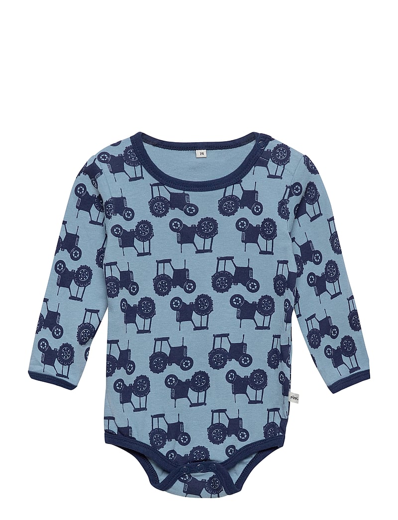 Pippi - Body LS AO-printed (4-pack) - multipack bodies - blue - 4
