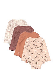 Pippi - Body LS AO-printed (4-pack) - lowest prices - burlwood - 1