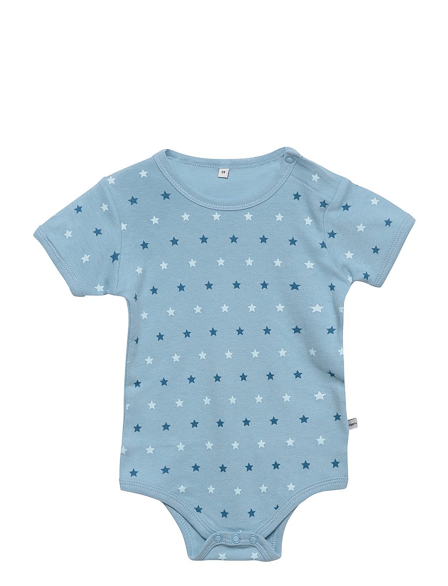 Pippi - Body SS AO-printed (4-pack) - multipack bodies - blue - 5
