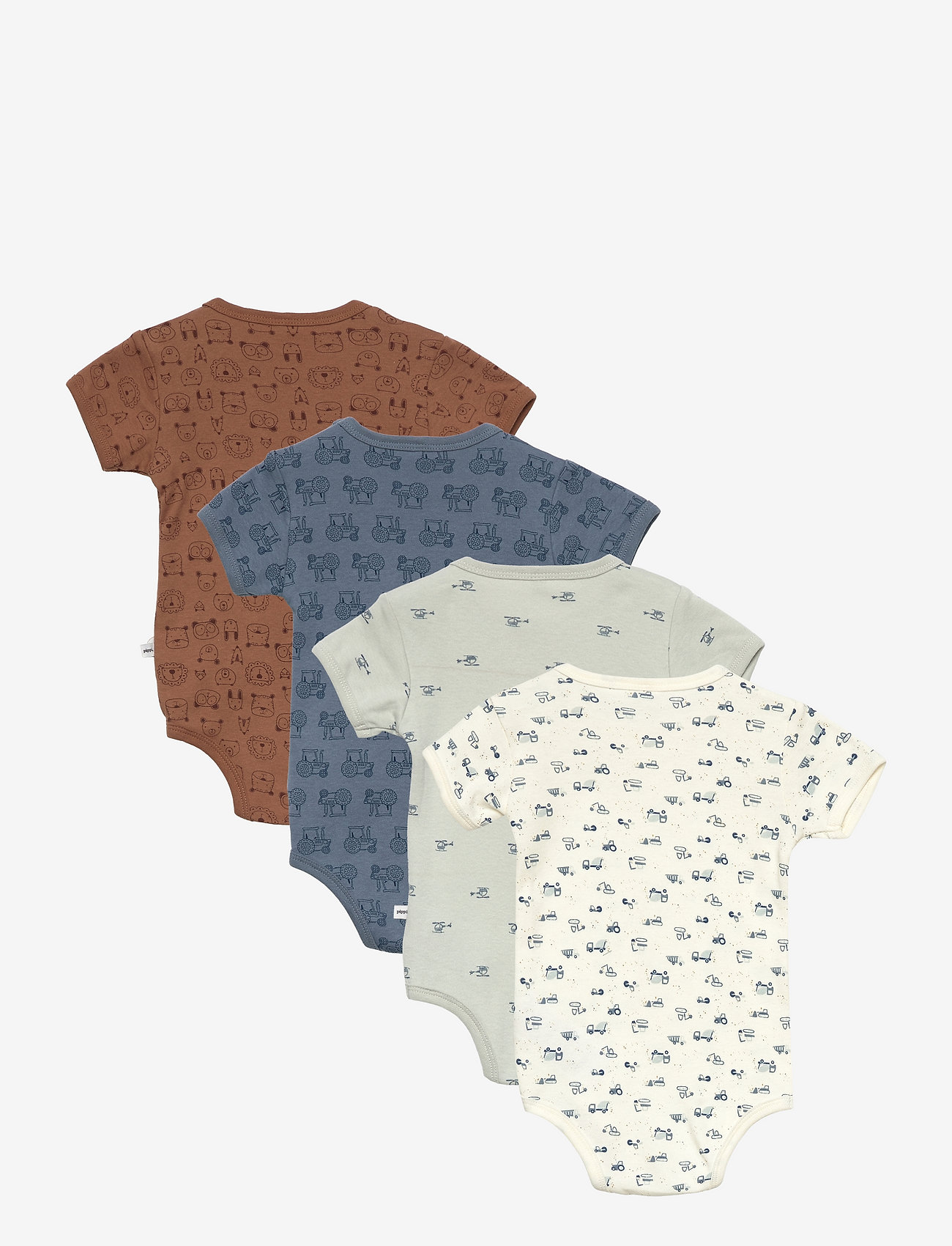 Pippi - Body SS AO-printed (4-pack) - geschenke unter 50€ - blue mirage - 1