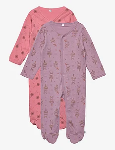 Nightsuit w/f -buttons 2-pack, Pippi