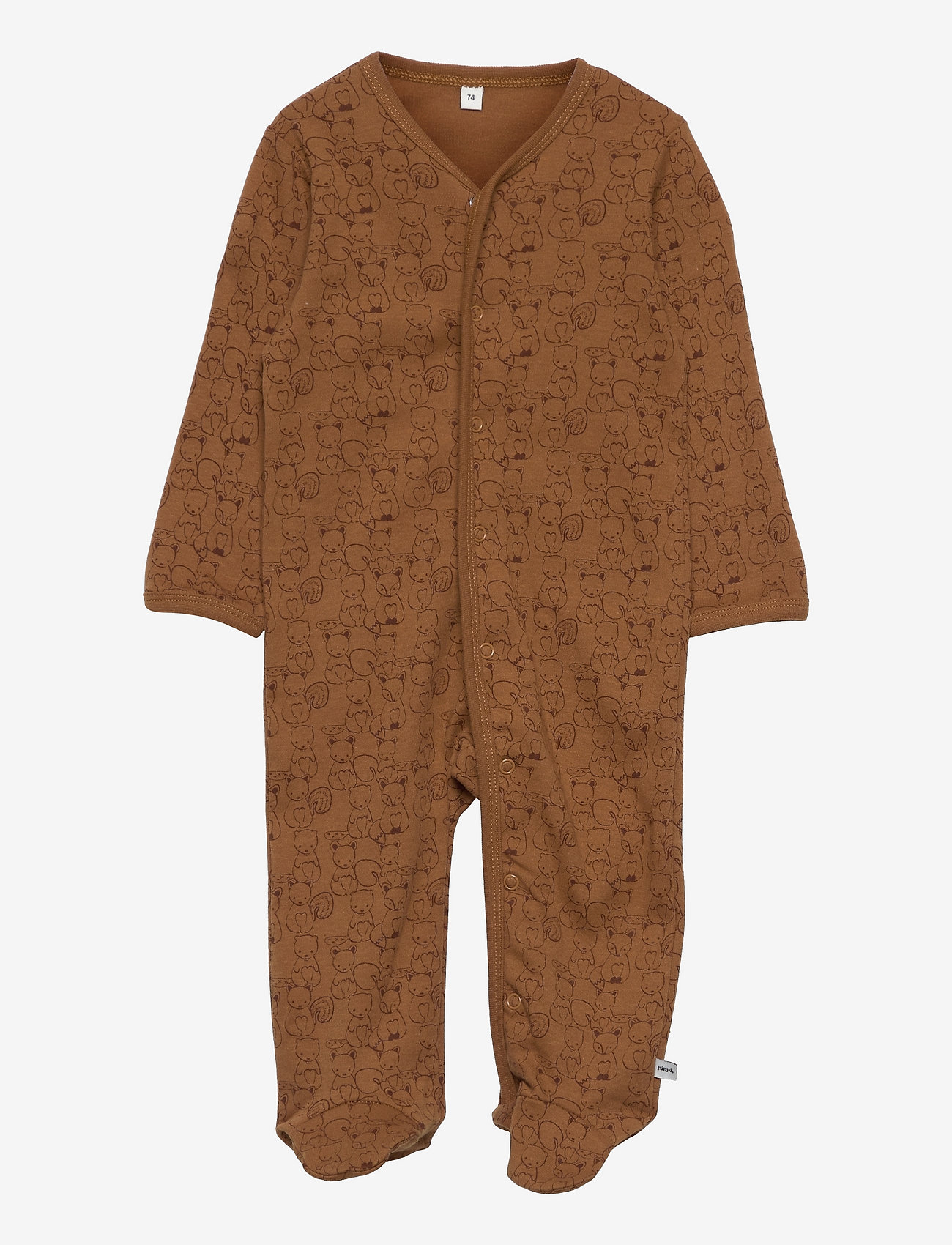 Pippi - Nightsuit w/f -buttons 2-pack - sovoveraller - tinsel - 2