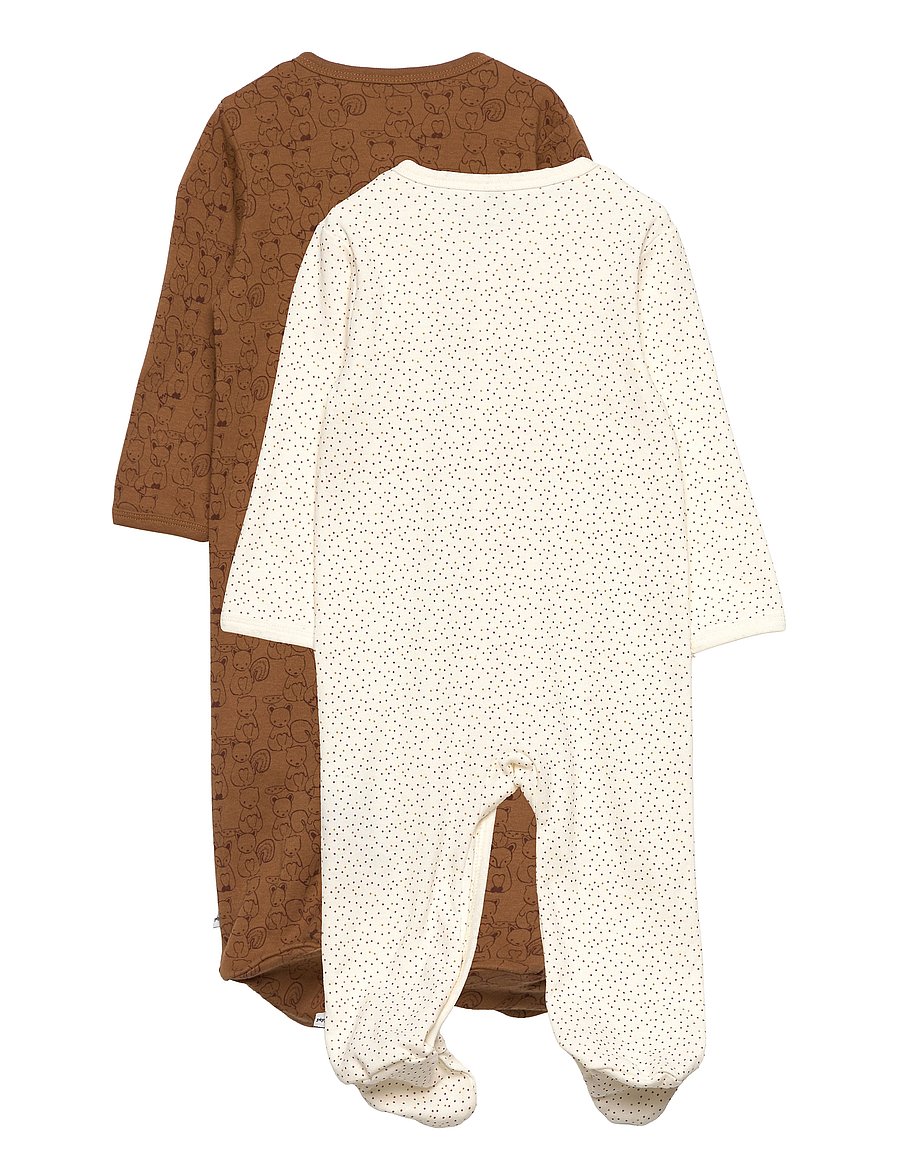 Pippi - Nightsuit w/f -buttons 2-pack - sovoveraller - tinsel - 1