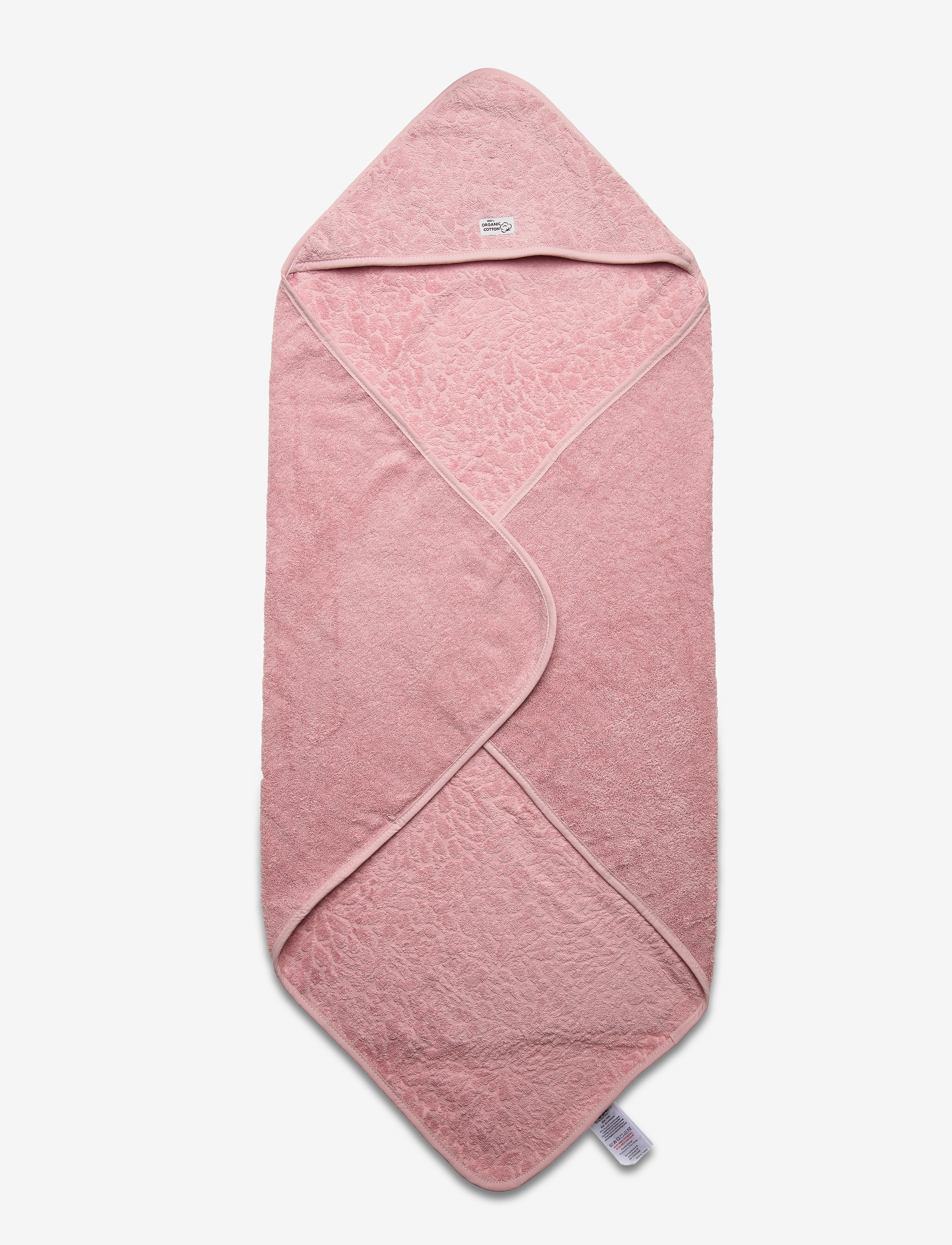 Pippi Organic hooded towel - New Arrivals - PALE MAUVE / pink/rose