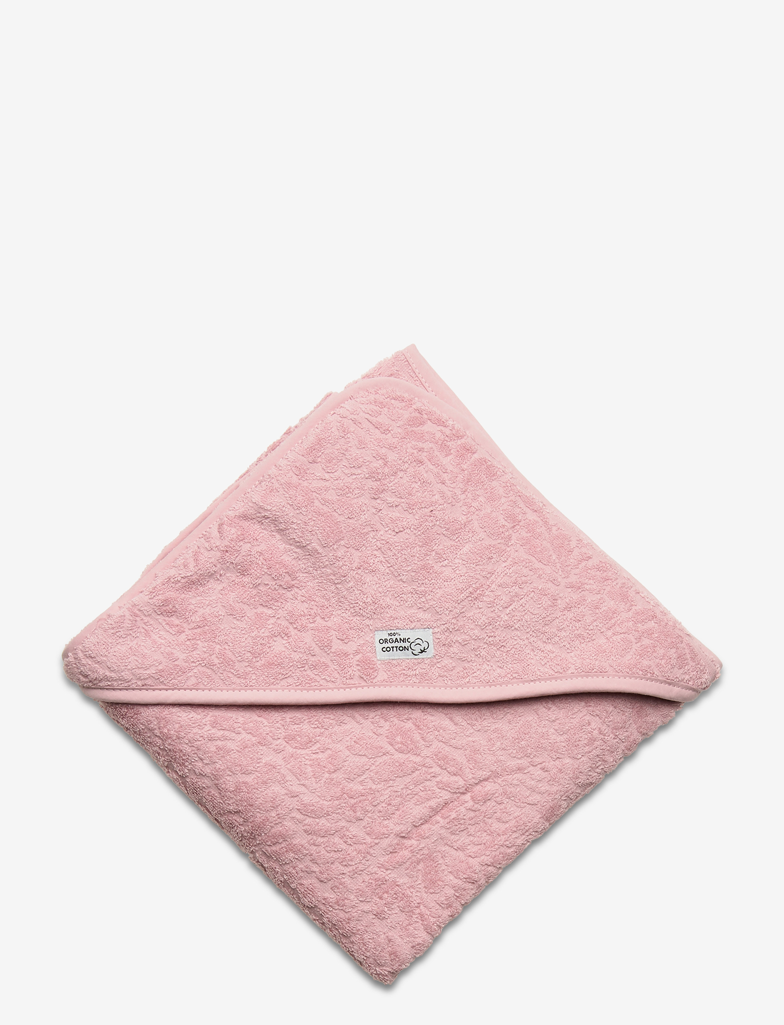 Pippi - Organic hooded towel - pale mauve - 1