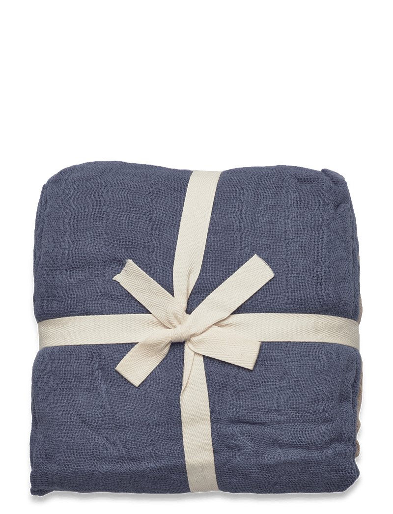 Pippi - Organic Cloth Muslin (4-pack) - muslin cloths - china blue - 0