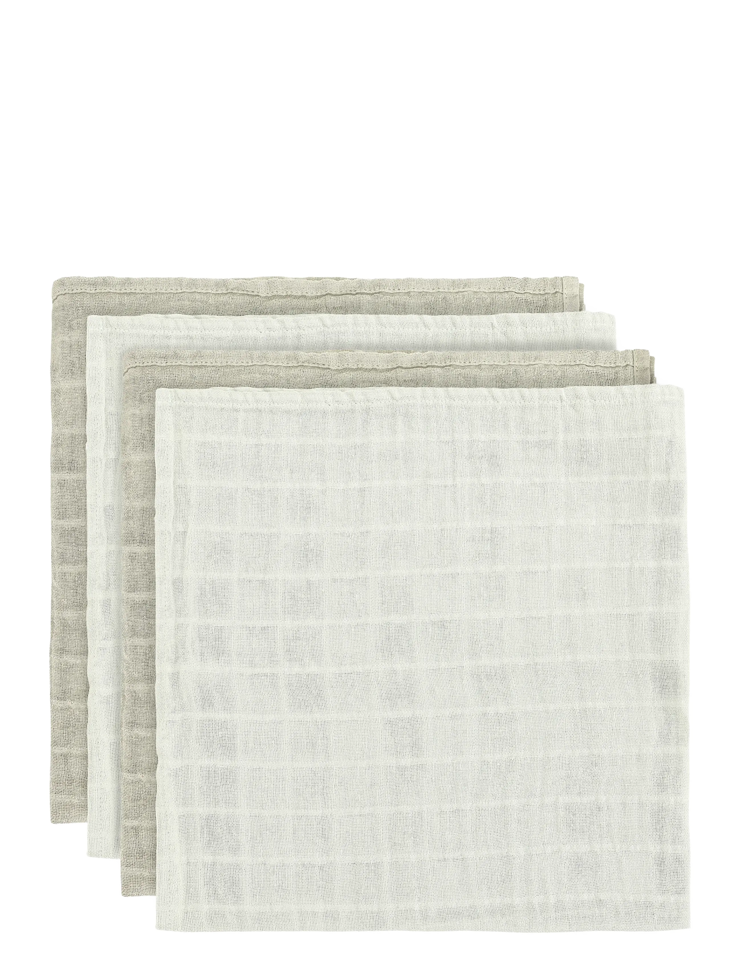 Pippi Organic Cloth Muslin (4-Pack), 65X65 cm, Muslins, Grün - Cloths, Kinder