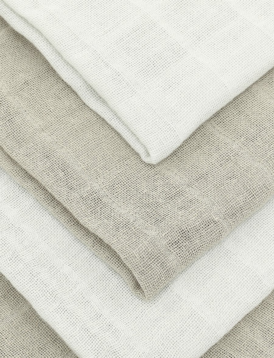 Pippi - Cloth Muslin solid (4-pack) - stofbleer - dried sage - 2