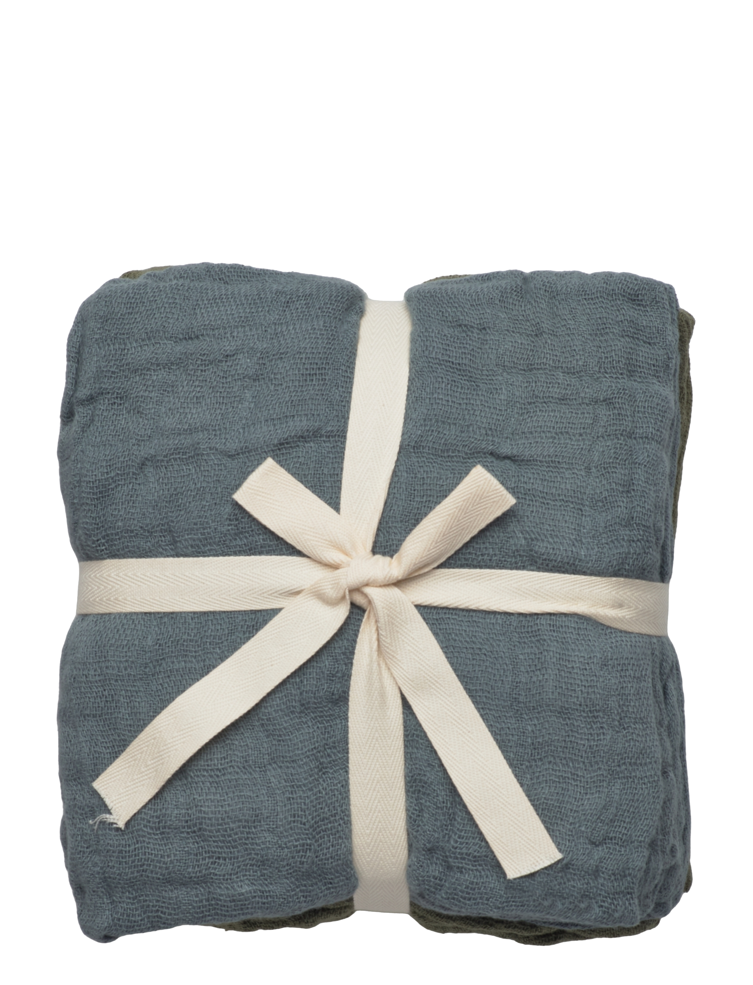 Pippi Organic Cloth Muslin (4-Pack), 65X65 cm, Muslins, Blau - Cloths, Kinder
